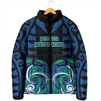 Custom Aotearoa Ngati Ranginui Padded Jacket New Zealand Traditional Maori Pattern DT05 - Polynesian Pride