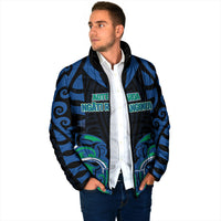 Custom Aotearoa Ngati Ranginui Padded Jacket New Zealand Traditional Maori Pattern DT05 - Polynesian Pride