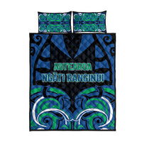 Aotearoa Ngati Ranginui Quilt Bed Set New Zealand Traditional Maori Pattern DT05 - Polynesian Pride