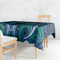 Aotearoa Ngati Ranginui Tablecloth New Zealand Traditional Maori Pattern DT05 - Polynesian Pride