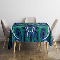 Aotearoa Ngati Ranginui Tablecloth New Zealand Traditional Maori Pattern DT05 - Polynesian Pride