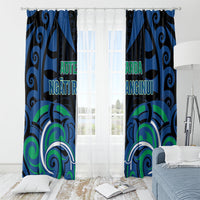 Aotearoa Ngati Ranginui Window Curtain New Zealand Traditional Maori Pattern DT05 - Polynesian Pride