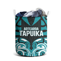 Aotearoa Tapuika Laundry Basket New Zealand Traditional Maori Pattern DT05 - Polynesian Pride