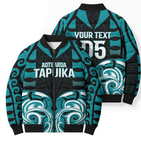 Custom Aotearoa Tapuika Bomber Puffer Jacket New Zealand Traditional Maori Pattern DT05 - Polynesian Pride