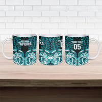 Custom Aotearoa Tapuika Ceramic Mug New Zealand Traditional Maori Pattern DT05 - Polynesian Pride