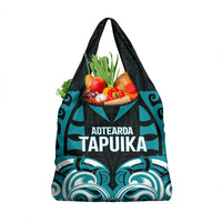 Aotearoa Tapuika Grocery Bag New Zealand Traditional Maori Pattern DT05 1-pack One Size Teal - Polynesian Pride