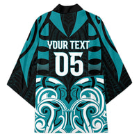 Custom Aotearoa Tapuika Kimono New Zealand Traditional Maori Pattern DT05 - Polynesian Pride