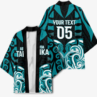 Custom Aotearoa Tapuika Kimono New Zealand Traditional Maori Pattern DT05 - Polynesian Pride