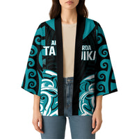 Custom Aotearoa Tapuika Kimono New Zealand Traditional Maori Pattern DT05 - Polynesian Pride