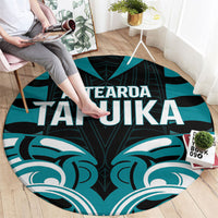 Aotearoa Tapuika Round Carpet New Zealand Traditional Maori Pattern DT05 - Polynesian Pride