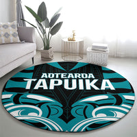 Aotearoa Tapuika Round Carpet New Zealand Traditional Maori Pattern DT05 - Polynesian Pride