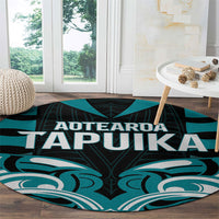Aotearoa Tapuika Round Carpet New Zealand Traditional Maori Pattern DT05 - Polynesian Pride