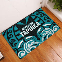 Aotearoa Tapuika Rubber Doormat New Zealand Traditional Maori Pattern DT05 - Polynesian Pride