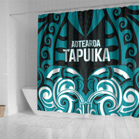 Aotearoa Tapuika Shower Curtain New Zealand Traditional Maori Pattern DT05 - Polynesian Pride