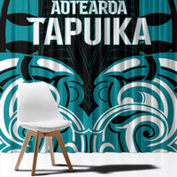 Aotearoa Tapuika Window Curtain New Zealand Traditional Maori Pattern DT05 - Polynesian Pride