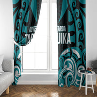 Aotearoa Tapuika Window Curtain New Zealand Traditional Maori Pattern DT05 - Polynesian Pride