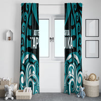 Aotearoa Tapuika Window Curtain New Zealand Traditional Maori Pattern DT05 - Polynesian Pride