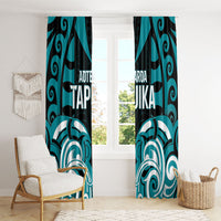 Aotearoa Tapuika Window Curtain New Zealand Traditional Maori Pattern DT05 - Polynesian Pride