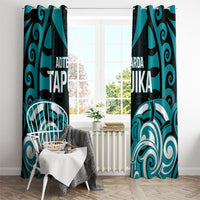 Aotearoa Tapuika Window Curtain New Zealand Traditional Maori Pattern DT05 - Polynesian Pride
