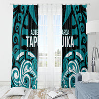 Aotearoa Tapuika Window Curtain New Zealand Traditional Maori Pattern DT05 - Polynesian Pride