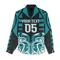 Custom Aotearoa Tapuika Women Casual Shirt New Zealand Traditional Maori Pattern DT05 - Polynesian Pride