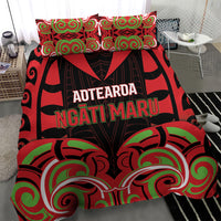 Aotearoa Ngati Maru Bedding Set New Zealand Traditional Maori Pattern DT05 - Polynesian Pride