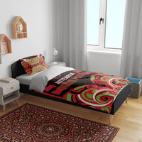 Aotearoa Ngati Maru Bedding Set New Zealand Traditional Maori Pattern DT05 - Polynesian Pride