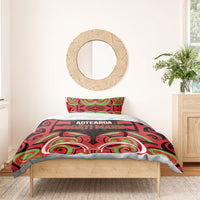 Aotearoa Ngati Maru Bedding Set New Zealand Traditional Maori Pattern DT05 - Polynesian Pride