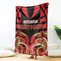 Aotearoa Ngati Maru Blanket New Zealand Traditional Maori Pattern DT05 - Polynesian Pride