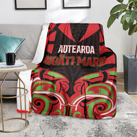 Aotearoa Ngati Maru Blanket New Zealand Traditional Maori Pattern DT05 - Polynesian Pride