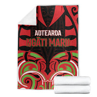 Aotearoa Ngati Maru Blanket New Zealand Traditional Maori Pattern DT05 - Polynesian Pride
