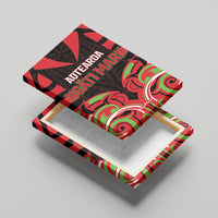 Aotearoa Ngati Maru Canvas Wall Art New Zealand Traditional Maori Pattern DT05 - Polynesian Pride