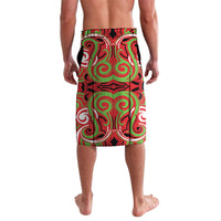 Custom Aotearoa Ngati Maru Lavalava New Zealand Traditional Maori Pattern DT05 - Polynesian Pride