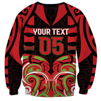 Custom Aotearoa Ngati Maru Sweatshirt New Zealand Traditional Maori Pattern DT05 - Polynesian Pride