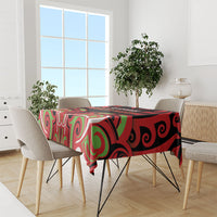 Aotearoa Ngati Maru Tablecloth New Zealand Traditional Maori Pattern DT05 - Polynesian Pride