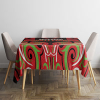 Aotearoa Ngati Maru Tablecloth New Zealand Traditional Maori Pattern DT05 - Polynesian Pride