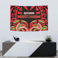 Aotearoa Ngati Maru Tapestry New Zealand Traditional Maori Pattern DT05 - Polynesian Pride