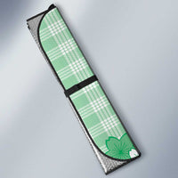 Green Palaka Hawaiian And Japanese Auto Sun Shade Maneki Neko And Sakura Bloom DT05 - Polynesian Pride