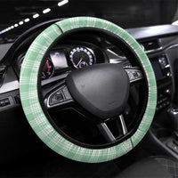 Green Palaka Hawaiian And Japanese Steering Wheel Cover Maneki Neko And Sakura Bloom