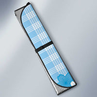 Blue Palaka Hawaiian And Japanese Auto Sun Shade Maneki Neko And Sakura Bloom DT05 - Polynesian Pride