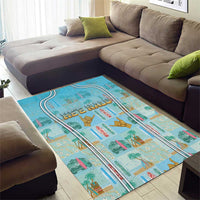 Hawaii Surfing Area Rug He'e Nalu DT05 - Polynesian Pride