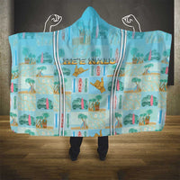 Hawaii Surfing Hooded Blanket He'e Nalu