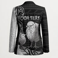 Personalised New Zealand Father's Day Blazer Papa Kiwi Bird Tribal Pattern DT05 - Polynesian Pride