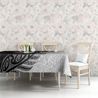 Personalised New Zealand Father's Day Tablecloth Papa Kiwi Bird Tribal Pattern DT05 - Polynesian Pride
