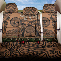 Polynesia Maui Tattoo Inspired Back Car Seat Cover Tropical Leaf Skirt Costume