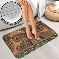 Polynesia Maui Tattoo Inspired Bathroom Set Tropical Leaf Skirt Costume