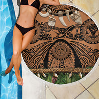 Polynesia Maui Tattoo Inspired Beach Blanket Tropical Leaf Skirt Costume