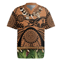 Polynesia Maui Tattoo Inspired Rugby Jersey Tropical Leaf Skirt Costume