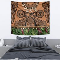 Polynesia Maui Tattoo Inspired Tapestry Tropical Leaf Skirt Costume