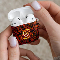 Polynesia Lava Monster Cosplay AirPods Case Fiery Glowing Volcano Crack Pattern
